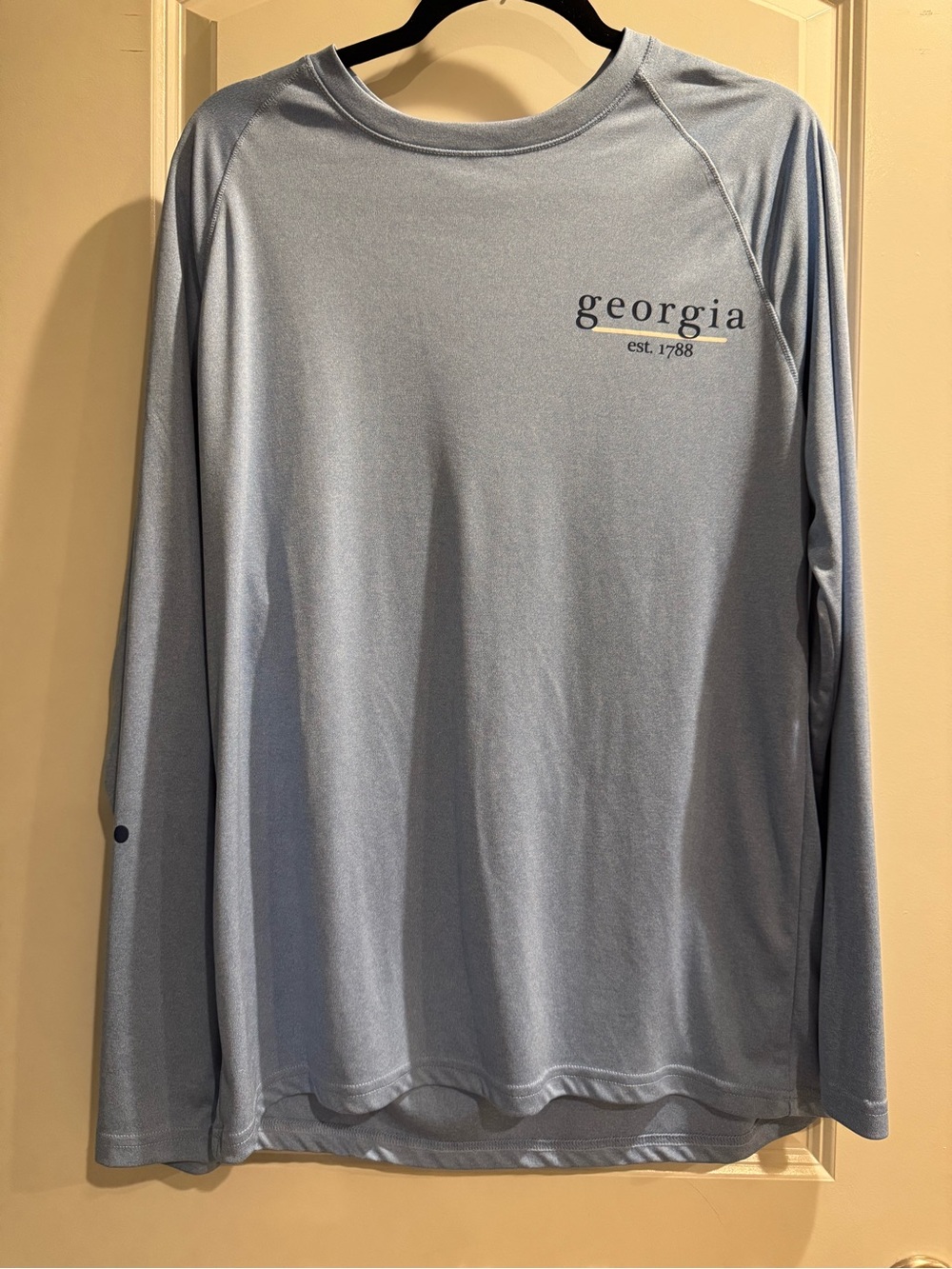 State of Mind Soft Blue Long-Sleeve Georgia Tee